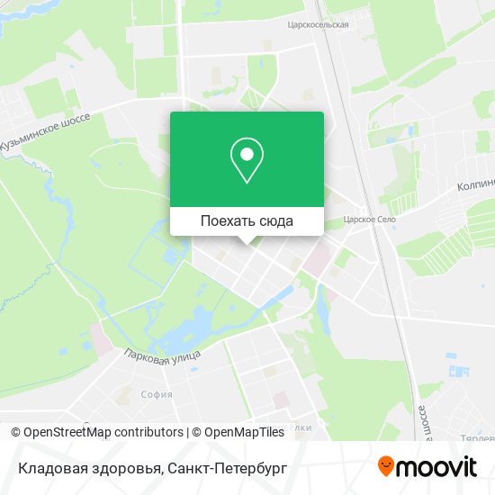 Карта Кладовая здоровья