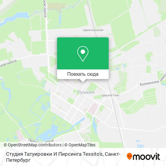 Карта Студия Татуировки И Пирсинга Tessito's