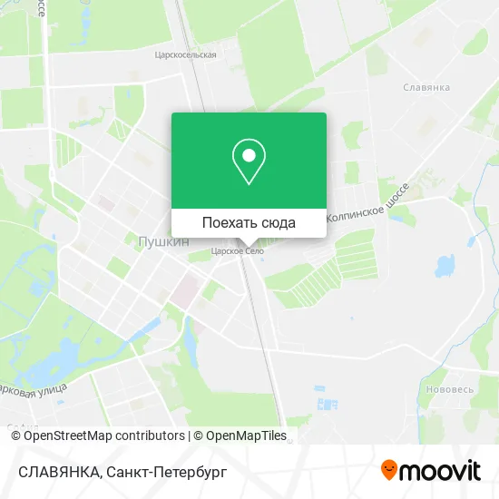 Карта СЛАВЯНКА