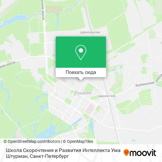 Карта Школа Скорочтения и Развития Интеллекта Ума Штурман