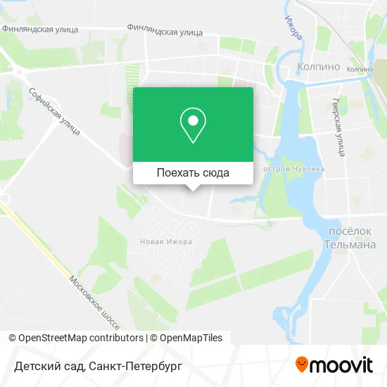 Карта Детский сад