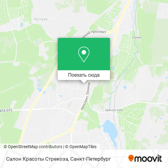Карта Салон Красоты Стрекоза