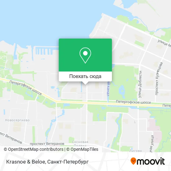 Карта Krasnoe & Beloe