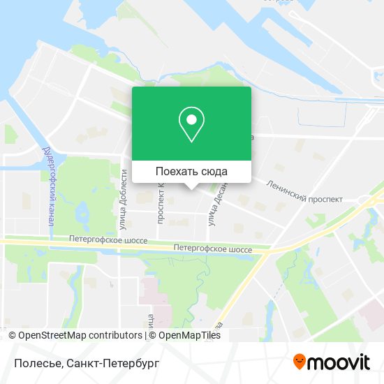 Карта Полесье