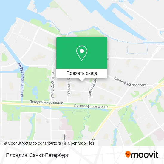 Карта Пловдив