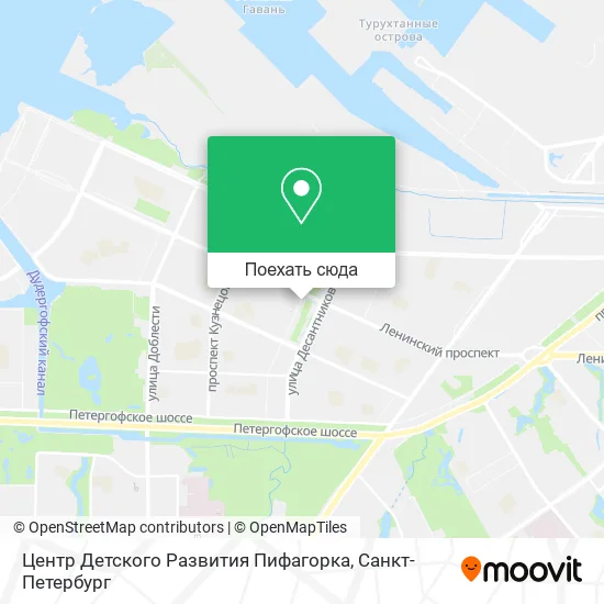 Карта Центр Детского Развития Пифагорка