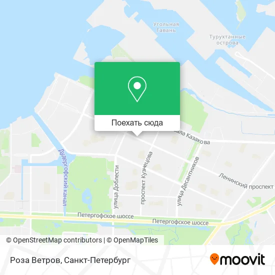 Карта Роза Ветров
