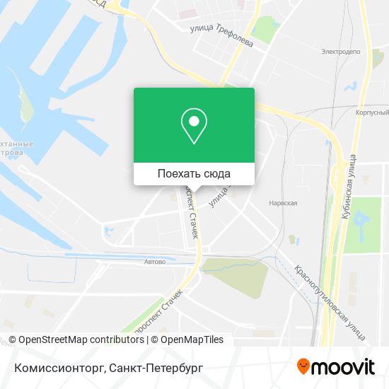 Карта Комиссионторг