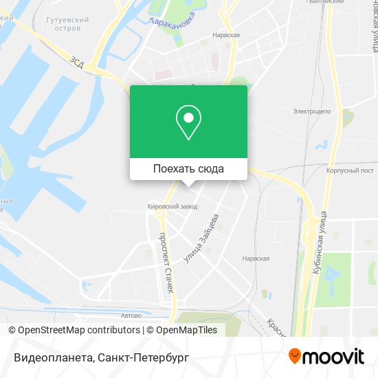 Карта Видеопланета