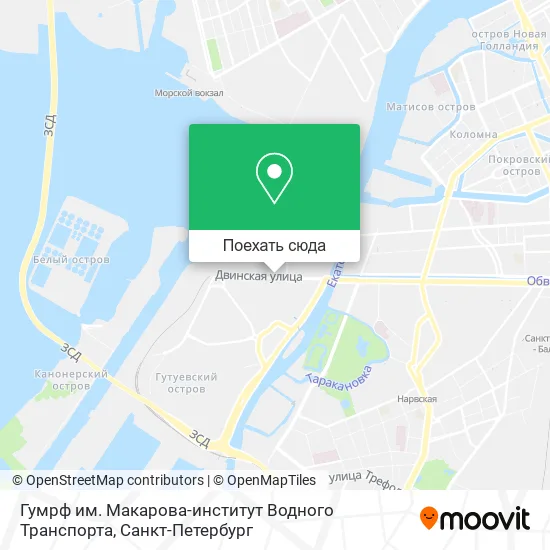 Карта Гумрф им. Макарова-институт Водного Транспорта