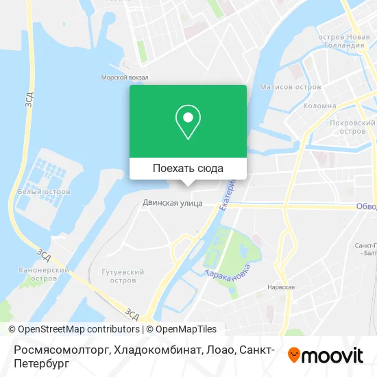 Карта Росмясомолторг, Хладокомбинат, Лоао
