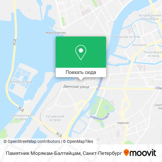 Карта Памятник Морякам-Балтийцам