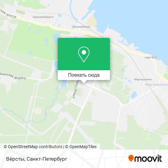 Карта Вёрсты