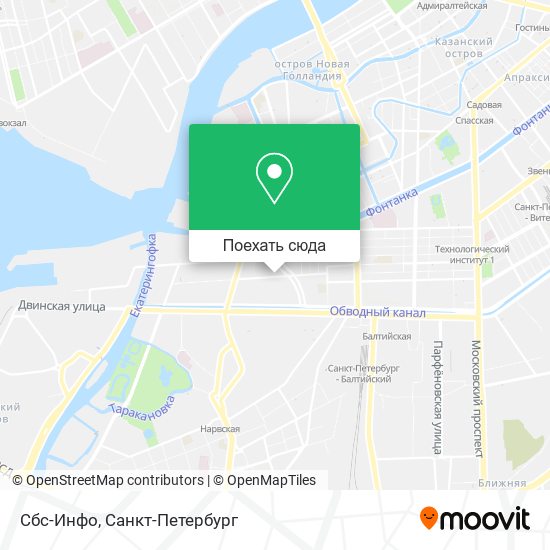Карта Сбс-Инфо