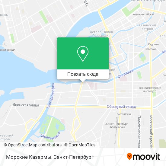 Карта Морские Казармы