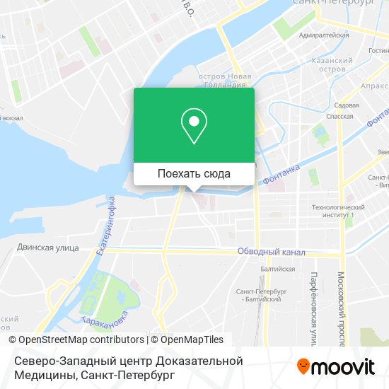 Карта Северо-Западный центр Доказательной Медицины