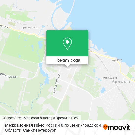 Карта Межрайонная Ифнс России 8 по Ленинградской Области