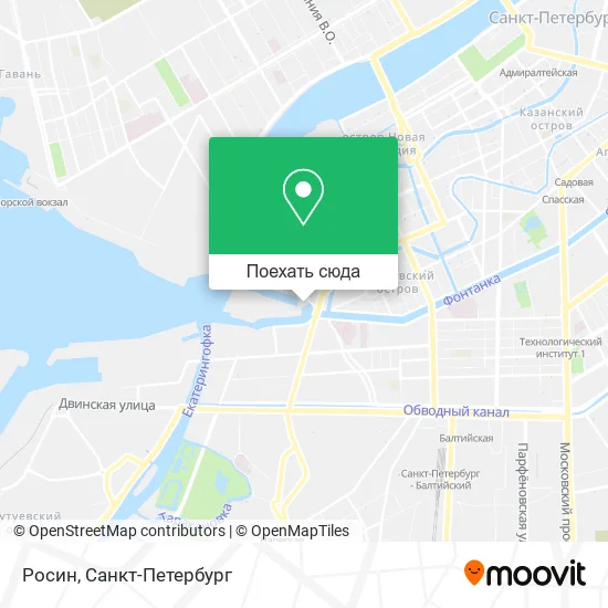 Карта Росин