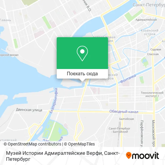 Карта Музей Истории Адмиралтейские Верфи