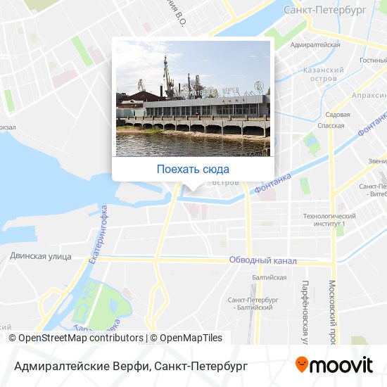 Карта Адмиралтейские Верфи