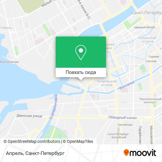 Карта Апрель