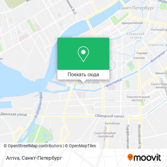 Карта Arriva