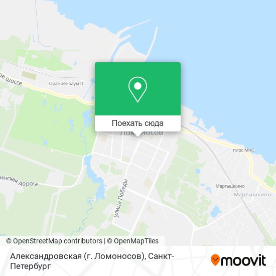 Карта Александровская (г. Ломоносов)