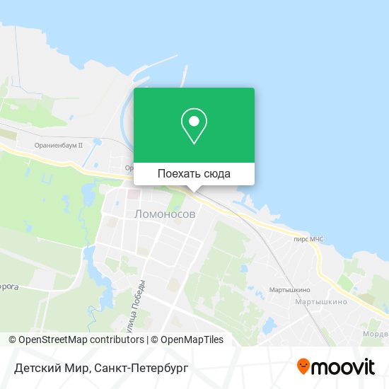 Карта Детский Мир