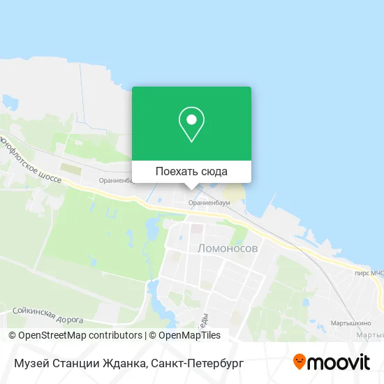 Карта Музей Станции Жданка