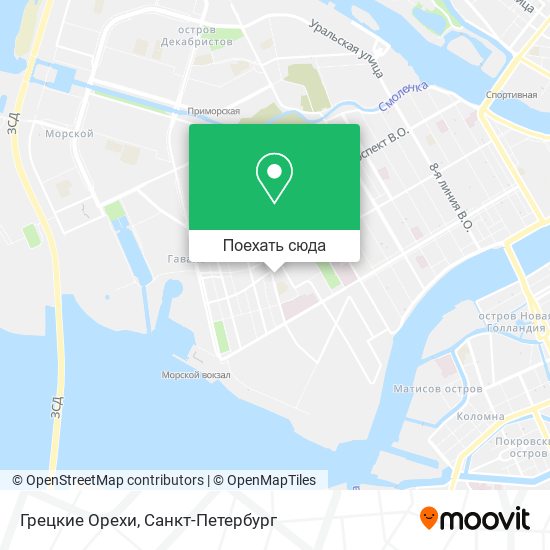 Карта Грецкие Орехи