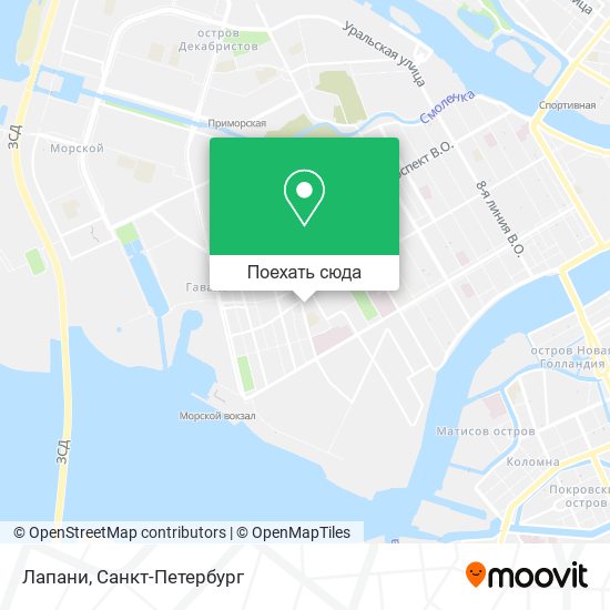 Карта Лапани