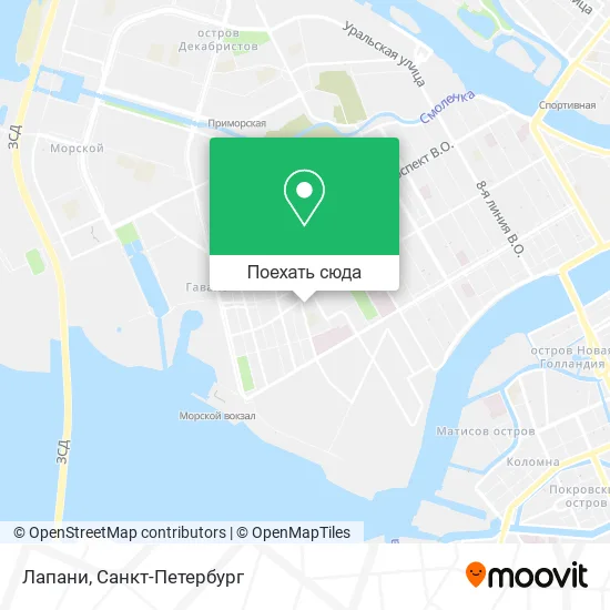 Карта Лапани