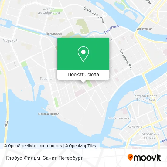 Карта Глобус-Фильм