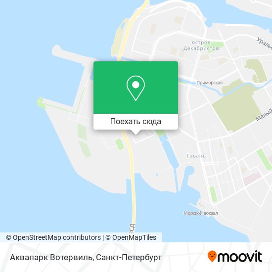 Карта Аквапарк Вотервиль