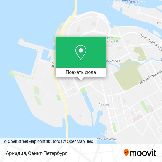 Карта Аркадия