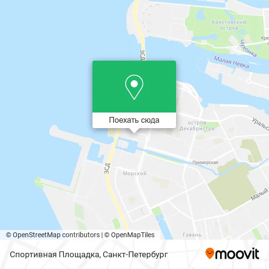 Карта Спортивная Площадка