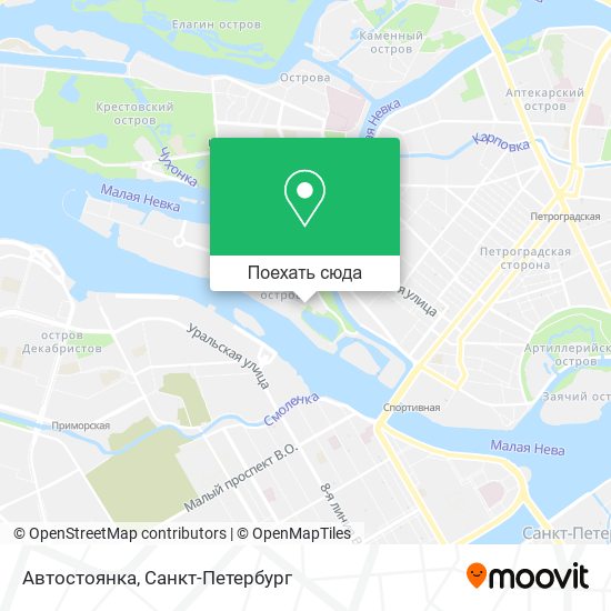 Карта Автостоянка