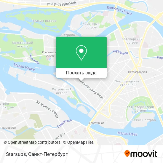 Карта Starsubs