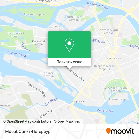 Карта Mdeal