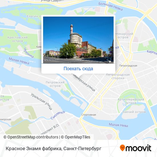 Карта Красное Знамя фабрика