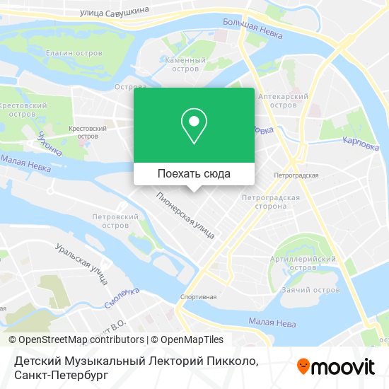Карта Детский Музыкальный Лекторий Пикколо