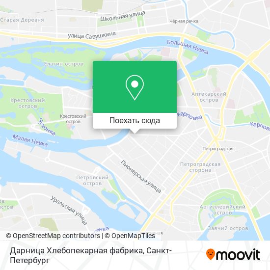 Карта Дарница Хлебопекарная фабрика