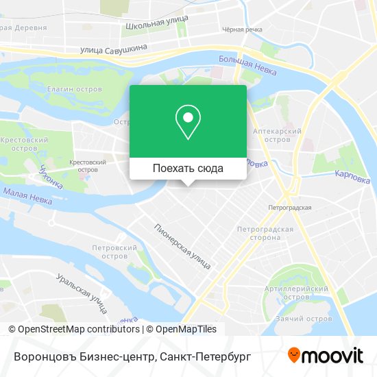 Карта Воронцовъ Бизнес-центр