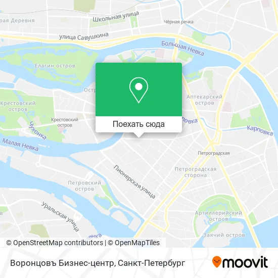 Карта Воронцовъ Бизнес-центр