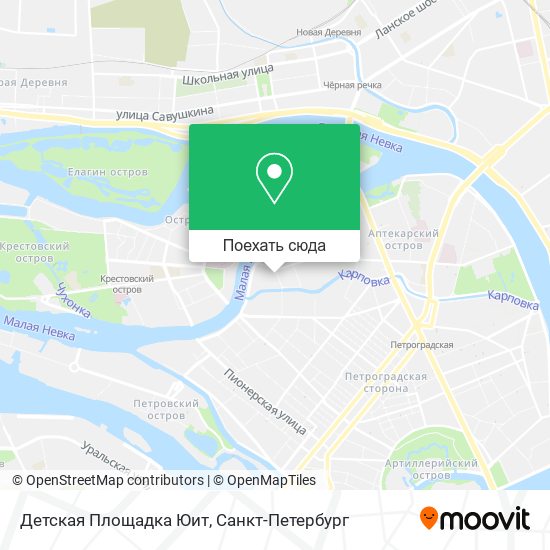 Карта Детская Площадка Юит