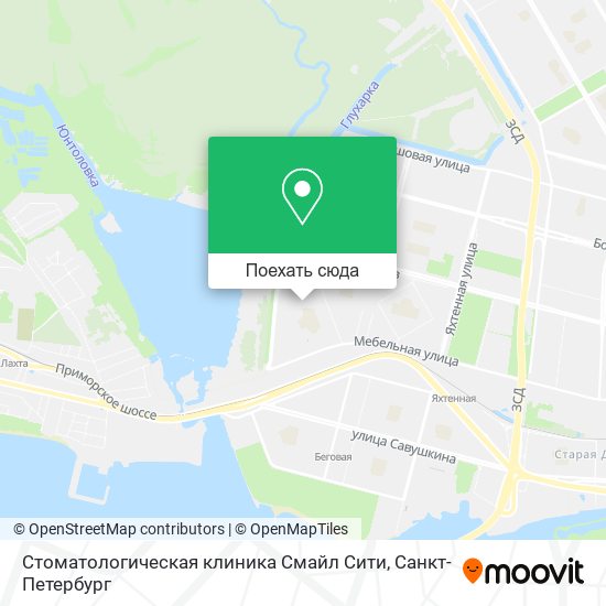Карта Стоматологическая клиника Смайл Сити