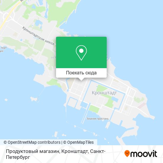 Карта Продуктовый магазин, Кронштадт