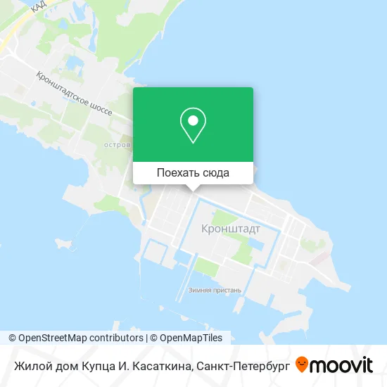 Карта Жилой дом Купца И. Касаткина