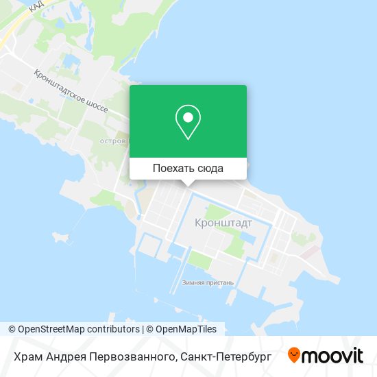 Карта Храм Андрея Первозванного