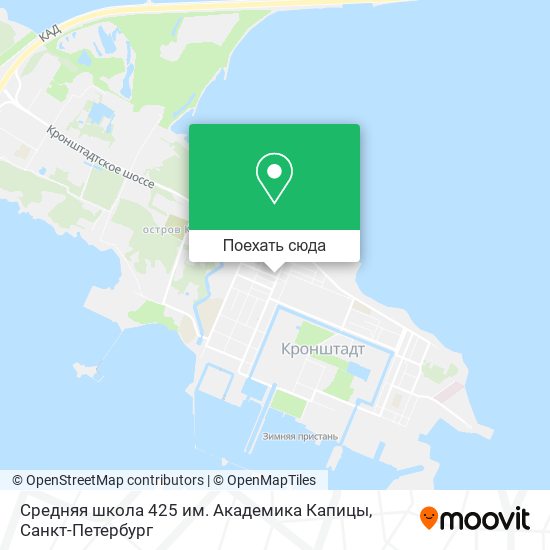 Карта Средняя школа 425 им. Академика Капицы